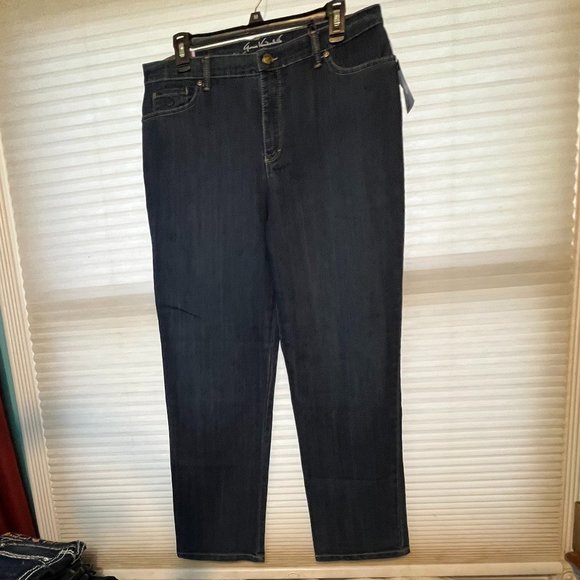 GLORIA VANDERBILT AMANDA ALL AROUND SLIMMING EFFECT JEAN NWT SIZE 14 - Picture 1 of 9
